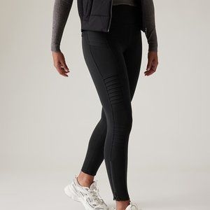 ATHLETA Delancey Moto Tights Size L